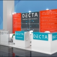 Exhibition stand of "Decta" company, exhibition ECOM21 2016 in Riga
