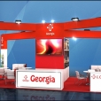Exhibition stand of Georgia, exhibition BALTTOUR 2017 in Riga