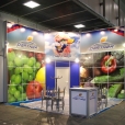 Exhibition stand of "Partner" Company, exhibition FRUIT LOGISTICA-2010 in Berlin