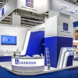 Exhibition stand of "Sanhua Automotive", exhibition IAA 2017 in Frankfurt