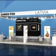 Exhibition stand of "The Union of Fish Processing Industry", exhibition SEAFEX DUBAI 2017 in Dubai