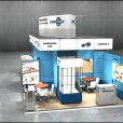 Exhibition stand of "The Union of Fish Processing Industry", exhibition SIAL-2010 in Paris