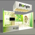 Exhibition stand of "Biorigin", exhibition FOOD INGREDIENTS 2017 in Frankfurt