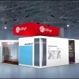 Exhibition stand of "Valinge" company, exhibition DOMOTEX 2018 in Hannover