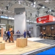 Exhibition stand of "Bjelin" company, exhibition DOMOTEX 2018 in Hannover