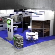 Exhibition stand of "Galileo Vacuum Systems" company, exhibition K-2010 in Dusseldorf 