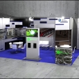 Exhibition stand of "Galileo Vacuum Systems" company, exhibition K-2010 in Dusseldorf 