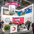 Exhibition stand of "Jumbo tours group" company, exhibition ITB 2018 in Berlin