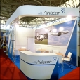 Exhibition stand of "Aviacon Air Cargo", exhibition AIR CARGO 2010 in Amsterdam