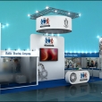 Exhibition stand of "Baltic Bearing Company", exhibition HANNOVER MESSE 2018 in Hannover 