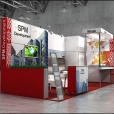 Exhibition stand of "SPM Development" сompany, exhibition MAPIC 2010 in Cannes