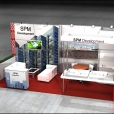 Exhibition stand of "SPM Development" сompany, exhibition MAPIC 2010 in Cannes
