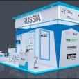 Exhibition stand of Russia, exhibition SIDO 2019 in Lyon