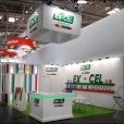 Exhibition stand of "Ex-Cel" сompany, exhibition FESPA GLOBAL PRINT 2019 in Munich 