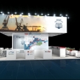 Exhibition stand of Port of Riga, exhibition TRANSRUSSIA 2019 in Moscow