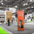 Exhibition stand of "M-Pets" company, exhibition ZOOMARK 2019 in Bologna
