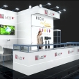 Exhibition stand of "Linto" company, exhibition BALTIC BEAUTY 2019 in Riga