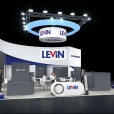 Exhibition stand of "KMZ (LEVIN)" сompany, exhibition EUROSHOP 2020 in Dusseldorf 