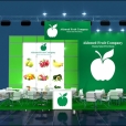 Exhibition stand of "Akhmed Fruit Company" company, exhibition FRUIT LOGISTICA 2020 in Berlin