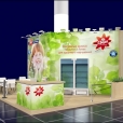 Exhibition stand of "Pieno Zvaigzdes (Svalia)", exhibition WORLD FOOD UKRAINE 2021 in Kiev
