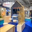Exhibition stand of Finland, exhibition WORLD NUCLEAR EXHIBITION 2021 in Paris