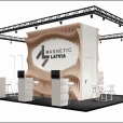 National stand of Latvia, exhibition UK CONSTRUCTION WEEK 2022 in London