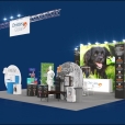 Exhibition stand of "Christies Direct" company, exhibition INTERZOO 2022 in Nurnberg