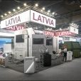 Национальный стенд Латвии на выставке EUROSATORY 2022 в Париже 