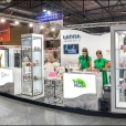 Exhibition stand of "The Union of Fish Processing Industry", exhibition RIGA FOOD 2022 in Riga