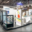 Exhibition stand of "The Union of Fish Processing Industry", exhibition RIGA FOOD 2022 in Riga