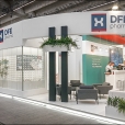 Exhibition stand of "DFE Pharma", exhibition CPHI FRANKFURT 2022 in Frankfurt