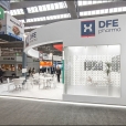 Exhibition stand of "DFE Pharma", exhibition CPHI FRANKFURT 2022 in Frankfurt