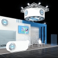 Стенд компании "Fincoma" на выставке HANNOVER MESSE 2023 в Ганновере 