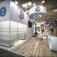 Exhibition stand of "Fincoma" company, exhibition HANNOVER MESSE 2023 in Hannover