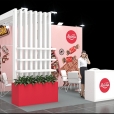 Exhibition stand of LAIMA (Orkla Latvia) company, exhibition ISM 2023 in Cologne