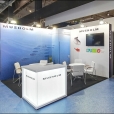 Exhibition stand of "Musholm" company, exhibition SEAFOOD EXPO GLOBAL 2023 in Barcelona