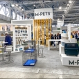 Exhibition stand of "M-Pets" company, exhibition ZOOMARK 2023 in Bologna
