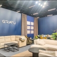 Exhibition stand of "Grafu Baldai" company, exhibition IMM COLOGNE 2023 in Cologne