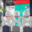 Exhibition stand of "DFE Pharma", exhibition CPHI WORLDWIDE 2023  in Barcelona