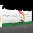 Exhibition stand of "Be Pharma", exhibition CPHI WORLDWIDE 2023  in Barcelona