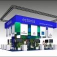 National stand of Estonia, exhibition SMART CITY EXPO 2023 in Barcelona