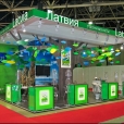 National stand of Latvia, exhibition MITT-2011 in Moscow