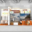 Stand of Latvian companies, exhibition NATURAL & ORGANIC PRODUCTS EUROPE 2011 in London