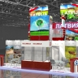 National Stand of Latvia, exhibition WORLD FOOD KAZAKHSTAN-2009 in Almaty